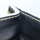 LOUIS VUITTON Suhari Extravagan Hand Bag Leather Black LV Auth KD398SM-12