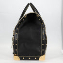 LOUIS VUITTON Suhari Extravagan Hand Bag Leather Black LV Auth KD398SM-3