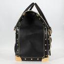 LOUIS VUITTON Suhari Extravagan Hand Bag Leather Black LV Auth KD398SM-4