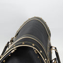 LOUIS VUITTON Suhari Extravagan Hand Bag Leather Black LV Auth KD398SM-6