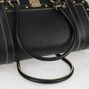 LOUIS VUITTON Suhari Extravagan Hand Bag Leather Black LV Auth KD398SM-7
