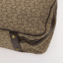 CELINE C Sulky Boston Bag Canvas Beige Gold Auth KD400-15