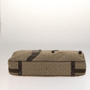 CELINE C Sulky Boston Bag Canvas Beige Gold Auth KD400-5