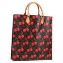 LOUIS VUITTON Monogram Cherry Sac Plat Hand Bag M95010 LV Auth KD403SM-1