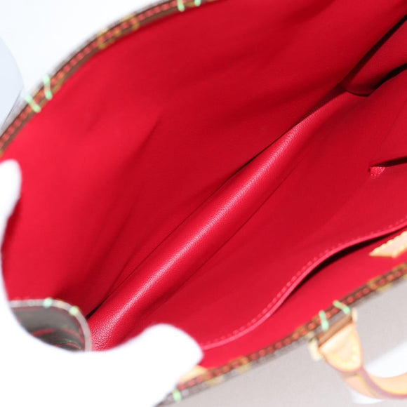 LOUIS VUITTON Monogram Cherry Sac Plat Hand Bag M95010 LV Auth KD403SM