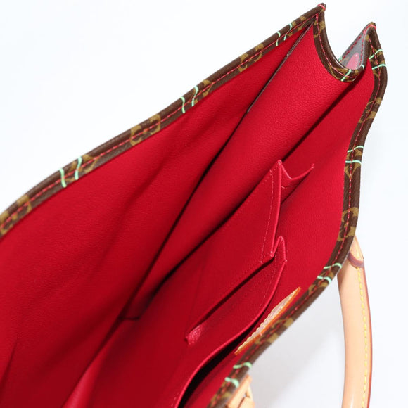 LOUIS VUITTON Monogram Cherry Sac Plat Hand Bag M95010 LV Auth KD403SM