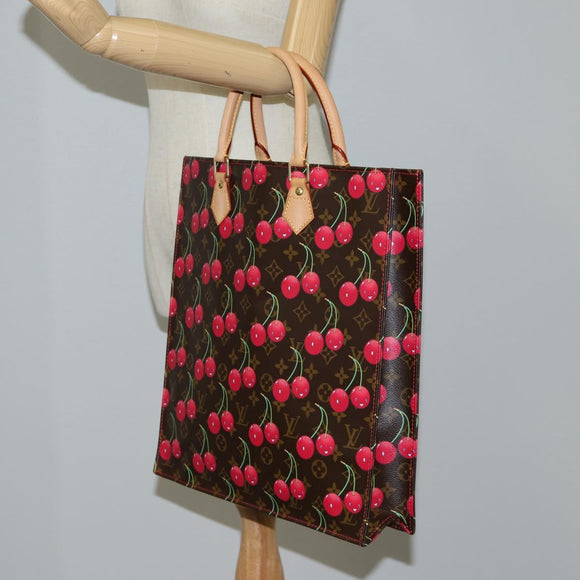 LOUIS VUITTON Monogram Cherry Sac Plat Hand Bag M95010 LV Auth KD403SM