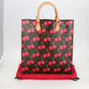 LOUIS VUITTON Monogram Cherry Sac Plat Hand Bag M95010 LV Auth KD403SM-12