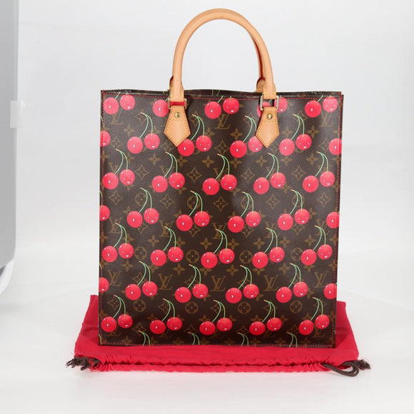 LOUIS VUITTON Monogram Cherry Sac Plat Hand Bag M95010 LV Auth KD403SM