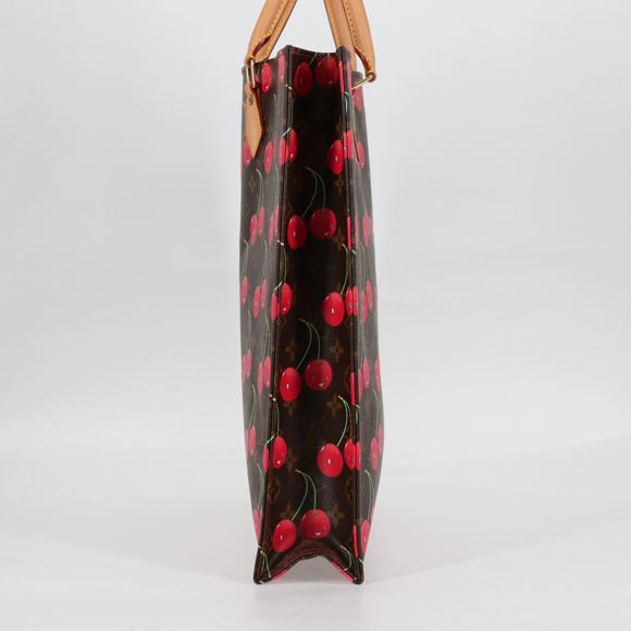 LOUIS VUITTON Monogram Cherry Sac Plat Hand Bag M95010 LV Auth KD403SM