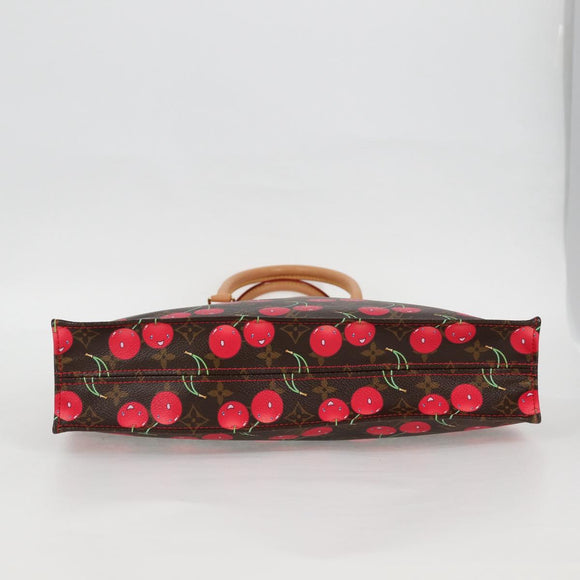 LOUIS VUITTON Monogram Cherry Sac Plat Hand Bag M95010 LV Auth KD403SM