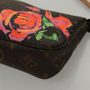 LOUIS VUITTON Monogram Rose Pochette Accessoires Pouch M48615 LV Auth KD404AM-15