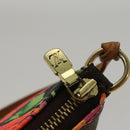 LOUIS VUITTON Monogram Rose Pochette Accessoires Pouch M48615 LV Auth KD404AM-9