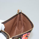 LOUIS VUITTON Monogram Rose Pochette Accessoires Pouch M48615 LV Auth KD404AM-19