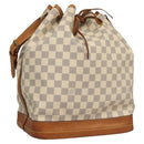 LOUIS VUITTON Damier Azur Noe Shoulder Bag N42222 LV Auth KD408-1