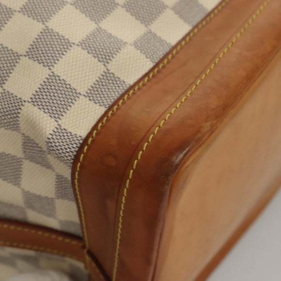 LOUIS VUITTON Damier Azur Noe Shoulder Bag N42222 LV Auth KD408