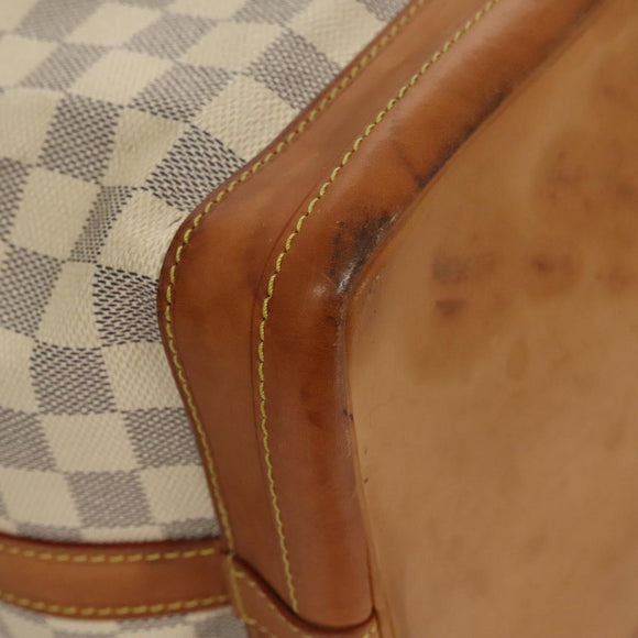 LOUIS VUITTON Damier Azur Noe Shoulder Bag N42222 LV Auth KD408