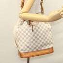 LOUIS VUITTON Damier Azur Noe Shoulder Bag N42222 LV Auth KD408-22
