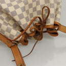 LOUIS VUITTON Damier Azur Noe Shoulder Bag N42222 LV Auth KD408-6