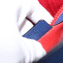 CELINE Shoulder Bag Leather Blue Gold Auth KD413-12