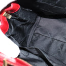 Salvatore Ferragamo Gancini Shoulder Bag Leather 2way Red Gold Auth KD414-18