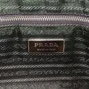 PRADA Hand Bag Canvas Beige Auth KD415-20