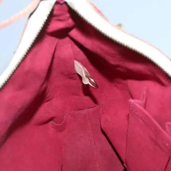 LOUIS VUITTON Monogram Multicolor Greta Hand Bag White M40195 LV Auth KD418V