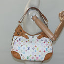 LOUIS VUITTON Monogram Multicolor Greta Hand Bag White M40195 LV Auth KD418V-21