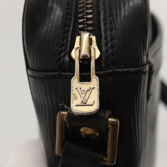 LOUIS VUITTON Epi Trocadero 23 Shoulder Bag Black M52302 LV Auth KD423