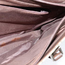 BURBERRY Nova Check Tote Bag Canvas Beige Silver Auth KD427-17