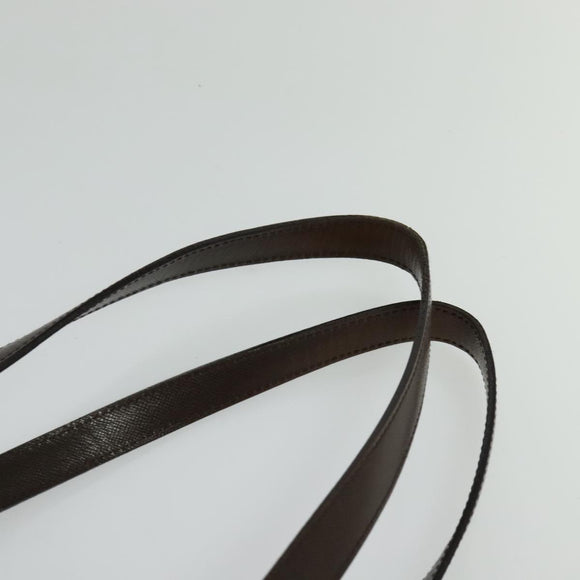 BURBERRY Nova Check Tote Bag Canvas Beige Silver Auth KD427