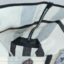 BURBERRY Tote Bag Coated Canvas White Auth KD428-12