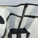 BURBERRY Tote Bag Coated Canvas White Auth KD428-16