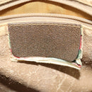 GUCCI GG Supreme Web Sherry Line Boston Bag PVC Beige Gold 40 02 007 Auth KD431-18
