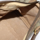 GUCCI GG Supreme Web Sherry Line Boston Bag PVC Beige Gold 40 02 007 Auth KD431-19
