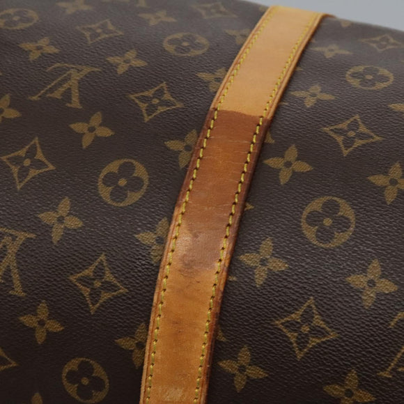 LOUIS VUITTON Monogram Keepall 60 Boston Bag M41422 LV Auth KD439