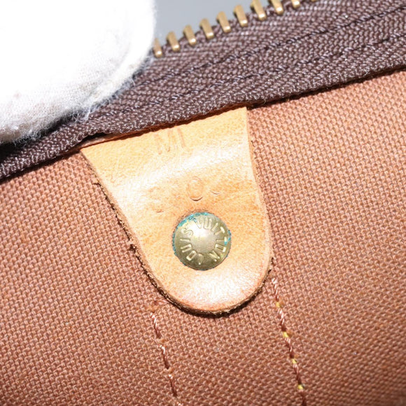 LOUIS VUITTON Monogram Keepall 60 Boston Bag M41422 LV Auth KD439