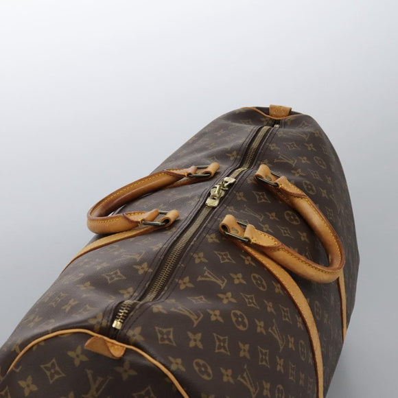 LOUIS VUITTON Monogram Keepall 60 Boston Bag M41422 LV Auth KD439