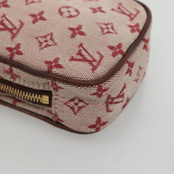 LOUIS VUITTON Monogram Mini Usu Digital Pouch Red M60001 LV Auth KD445