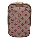 LOUIS VUITTON Monogram Mini Usu Digital Pouch Red M60001 LV Auth KD445-2