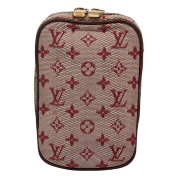 LOUIS VUITTON Monogram Mini Usu Digital Pouch Red M60001 LV Auth KD445 - 0
