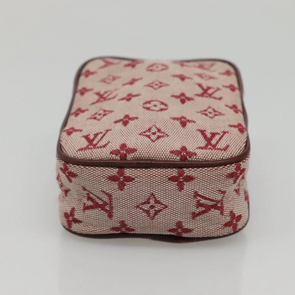 LOUIS VUITTON Monogram Mini Usu Digital Pouch Red M60001 LV Auth KD445
