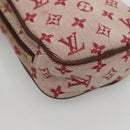 LOUIS VUITTON Monogram Mini Usu Digital Pouch Red M60001 LV Auth KD445-9
