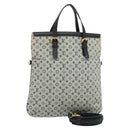 LOUIS VUITTON Monogram Mini Françoise Tote Bag 2way Blue M92208 LV Auth KD446-1