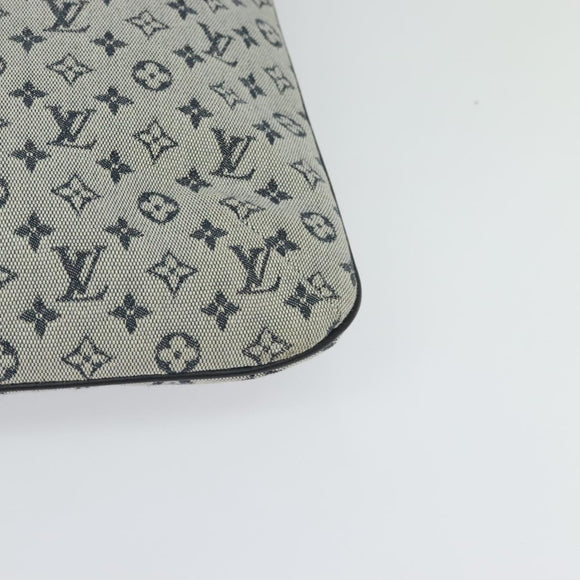 LOUIS VUITTON Monogram Mini Françoise Tote Bag 2way Blue M92208 LV Auth KD446