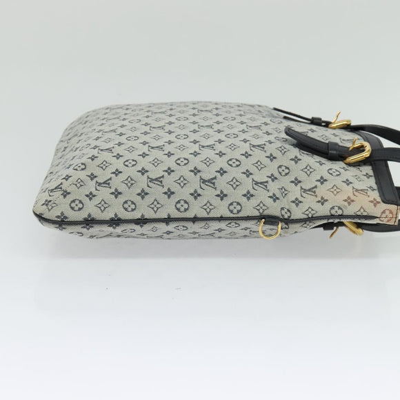 LOUIS VUITTON Monogram Mini Françoise Tote Bag 2way Blue M92208 LV Auth KD446