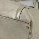 GUCCI Interlocking Tote Bag Leather Gold 162094 Auth KD453-9