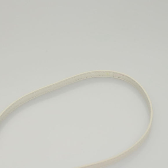 FENDI Bunny Mark Jacobs Collaboration Bag Leather White Red Silver Auth KD455