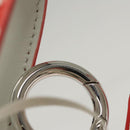 FENDI Bunny Mark Jacobs Collaboration Bag Leather White Red Silver Auth KD455-14