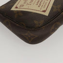 LOUIS VUITTON Monogram Label Mini Pochette Accessoires Pouch M63798 Auth KD465-16